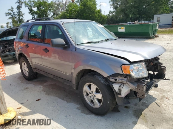 2008 Ford Escape XLS with VIN 1FMCU02Z88KA56292, listed as a Copart auction lot 55841815 with Not provided miles and Salvage title. Bid and sale history available at DreamBid. Image 4.
