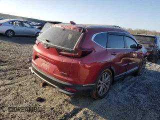 2021 Honda CR-V Touring with VIN 7FARW1H90ME003877, listed as a Copart auction lot 50124965 with 0 mi miles and Salvage Title. Bid and sale history available at carsss.com. Image 3.