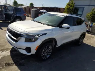 2022 Kia Seltos S with VIN KNDEU2AA5N7306509, listed as a Copart auction lot 57979815 with 49,258 mi miles and Salvage title. Bid and sale history available at DreamBid. Image 1.