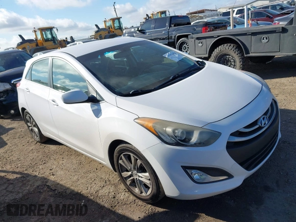 2014 Hyundai Elantra GT with VIN KMHD35LH6EU180152, listed as a IAAI auction lot 41674456 with 113,763 mi miles. Bid and sale history available at carsss.com. Image 1.