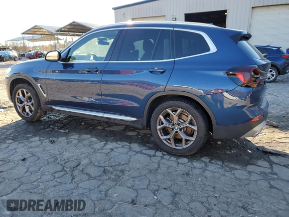 2022 BMW X3 sDrive30i with VIN 5UX43DP06N9M40084, listed as a Copart auction lot 84250634 with 60,914 mi miles and Clean Title. Bid and sale history available at DreamBid. Image 2.