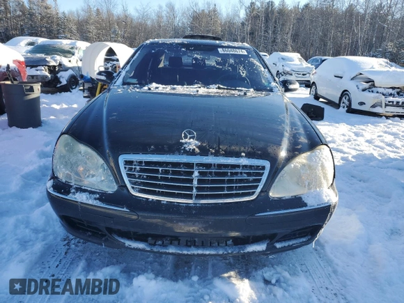 2003 Mercedes-Benz S-Class 4.3L with VIN WDBNG83J13A342008, listed as a Copart auction lot 86048674 with 222,223 mi miles and Salvage Title. Bid and sale history available at carsss.com. Image 5.
