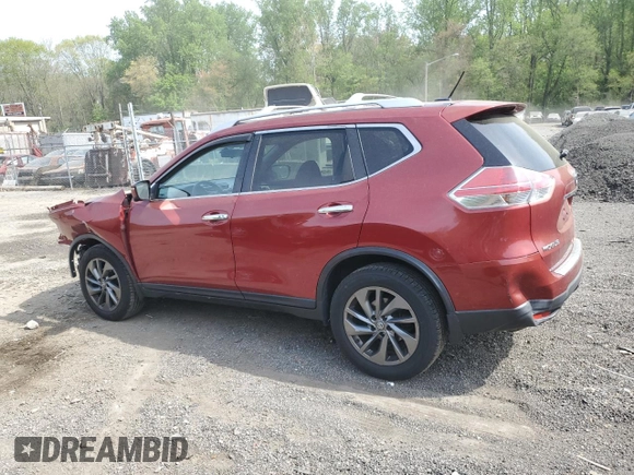 2016 Nissan Rogue SV z VIN KNMAT2MV4GP731772, wystawiony jako Copart lot #54151635 z przebiegiem 88 776 mil mil oraz Szkoda całkowita • Salvage title. Historia ofert i sprzedaży dostępna na DreamBid. Obrazek 2.
