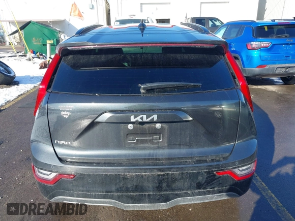 2023 Kia Niro Wave with VIN KNDCT3L18P5031858, listed as a IAAI auction lot 41635703 with 12,558 mi miles and . Bid and sale history available at DreamBid. Image 16.