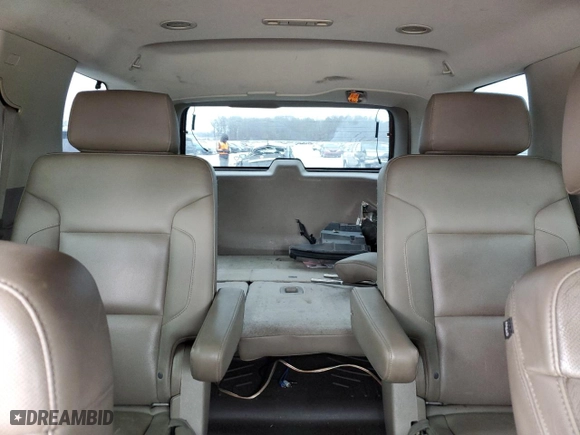 2015 Chevrolet Tahoe LTZ with VIN 1GNSCCKC5FR275738, listed as a Copart auction lot 46456045 with 175,606 mi miles and Salvage Title. Bid and sale history available at carsss.com. Image 10.