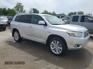 2009 Toyota Highlander Hybrid Limited with VIN JTEEW44A292030600, listed as a Copart auction lot 56740284 with 0 mi miles and Salvage Title. Bid and sale history available at carsss.com. Image 4.