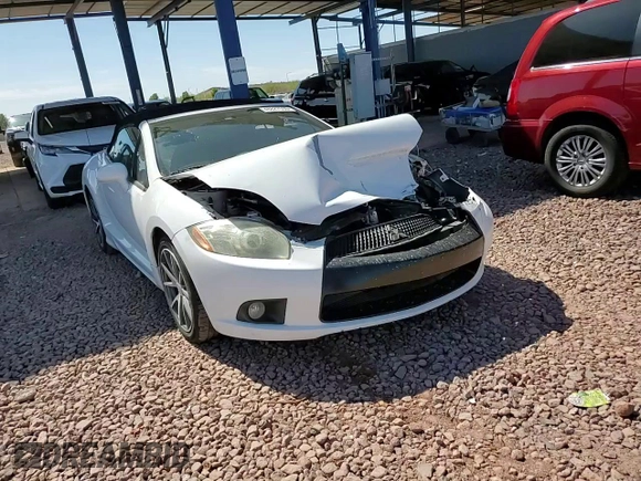 2012 Mitsubishi Eclipse GT with VIN 4A37L3ET5CE002857, listed as a Copart auction lot 48827535 with 97,772 mi miles and Salvage Title. Bid and sale history available at carsss.com. Image 10.