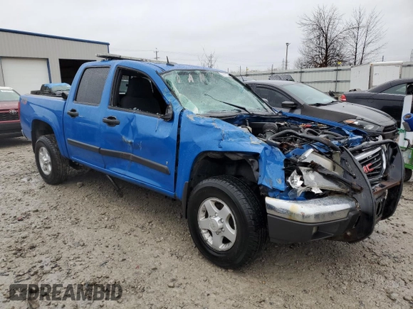 2008 GMC Canyon SLE2 with VIN 1GTDT43E788182588, listed as a Copart auction lot 81115463 with 0 mi miles and Non Repairable. Bid and sale history available at carsss.com. Image 4.