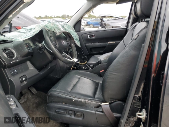 2013 Honda Pilot Touring with VIN 5FNYF3H92DB003706, listed as a Copart auction lot 42367225 with Not Provided miles and Salvage Title. Bid and sale history available at DreamBid. Image 7.