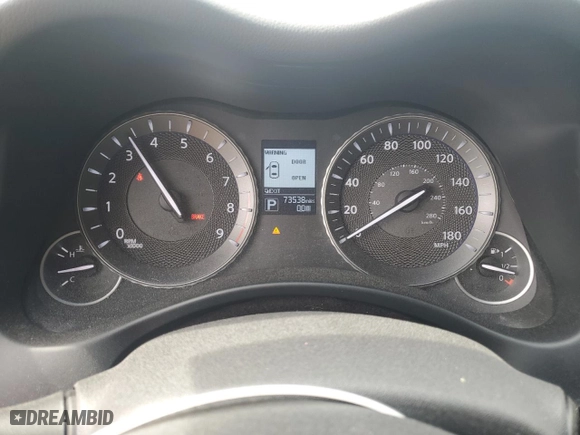 2015 Infiniti Q70L with VIN JN1BY1PR1FM830552, listed as a Copart auction lot 70282984 with 73,538 mi miles and Salvage Title. Bid and sale history available at carsss.com. Image 9.