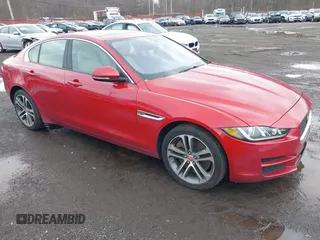 2017 Jaguar XE 35t Premium with VIN SAJAJ4BVXHA973055, listed as a IAAI auction lot 41805908 with 100,151 mi miles. Bid and sale history available at carsss.com. Image 1.