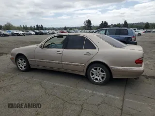 2001 Mercedes-Benz E-Class with VIN WDBJF70J31B293515, listed as a Copart auction lot 53100915 with 0 mi miles and Salvage Title. Bid and sale history available at carsss.com. Image 2.