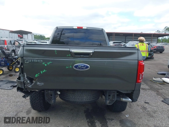 2015 Ford F-150 XL with VIN 1FTEW1CFXFKD40022, listed as a IAAI auction lot 41982367 with 93,711 mi miles. Bid and sale history available at carsss.com. Image 16.