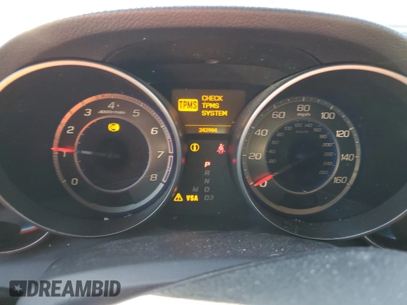 2007 Acura MDX Tech Pkg with VIN 2HNYD28347H524351, listed as a Copart auction lot 44102205 with 242,984 mi miles and Salvage Title. Bid and sale history available at carsss.com. Image 9.