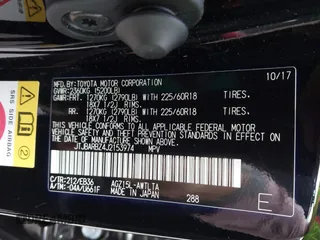 2018 Lexus NX 300 with VIN JTJBARBZ4J2153974, listed as a IAAI auction lot 41973233 with 61,375 mi miles and . Bid and sale history available at DreamBid. Image 9.