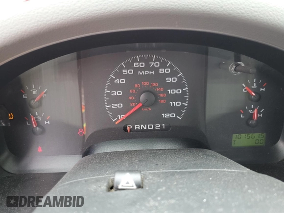2008 Ford F-150 XL with VIN 1FTRF12258KF03808, listed as a Copart auction lot 59571875 with 101,561 mi miles and Salvage title. Bid and sale history available at DreamBid. Image 9.