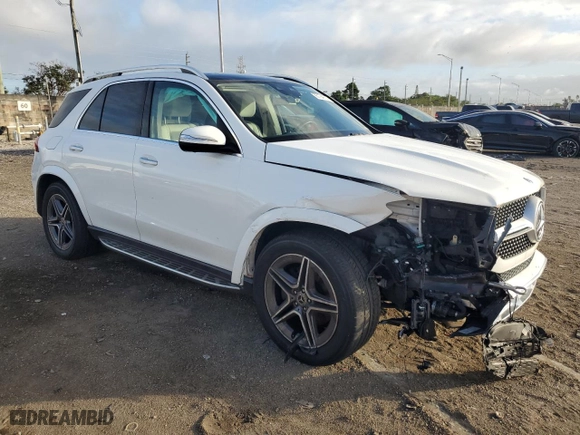 2020 Mercedes-Benz GLE with VIN 4JGFB4JB1LA195659, listed as a Copart auction lot 85194874 with 51,083 mi miles and Non Repairable. Bid and sale history available at carsss.com. Image 4.