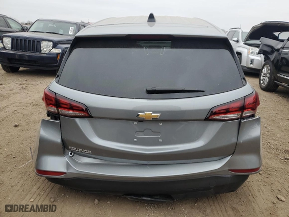 2024 Chevrolet Equinox LS with VIN 3GNAXHEG6RL340328, listed as a Copart auction lot 83009094 with 5,679 mi miles and Salvage Title. Bid and sale history available at carsss.com. Image 6.