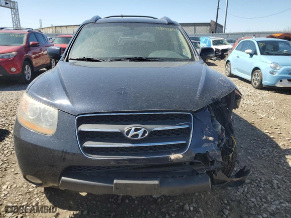2009 Hyundai Santa Fe SE with VIN 5NMSH13E99H328349, listed as a Copart auction lot 48943815 with 227,094 mi miles and Salvage Title. Bid and sale history available at carsss.com. Image 5.