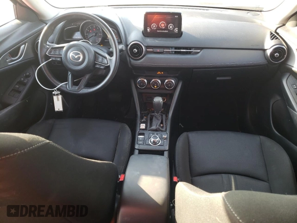 2021 Mazda CX-3 Sport with VIN JM1DKDB70M1504528, listed as a Copart auction lot 75355014 with 45,198 mi miles and Salvage Title. Bid and sale history available at carsss.com. Image 8.