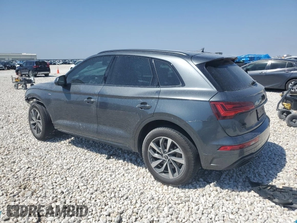2024 Audi Q5 S line Premium with VIN WA1GAAFY4R2101908, listed as a Copart auction lot 48776875 with 5,471 mi miles and Salvage Title. Bid and sale history available at carsss.com. Image 2.