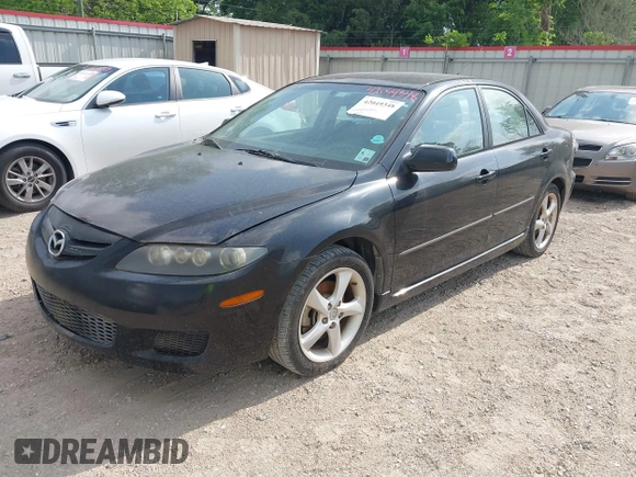 2008 Mazda 6 i Sport VE with VIN 1YVHP80CX85M21272, listed as a IAAI auction lot 42049348 with 240,304 mi miles. Bid and sale history available at carsss.com. Image 2.