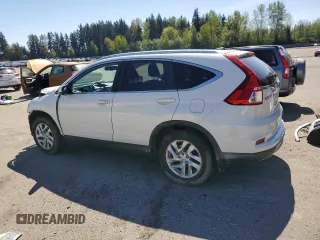 2015 Honda CR-V EX-L with VIN 5J6RM3H71FL005904, listed as a Copart auction lot 53820825 with 91,525 mi miles and Salvage Title. Bid and sale history available at carsss.com. Image 2.