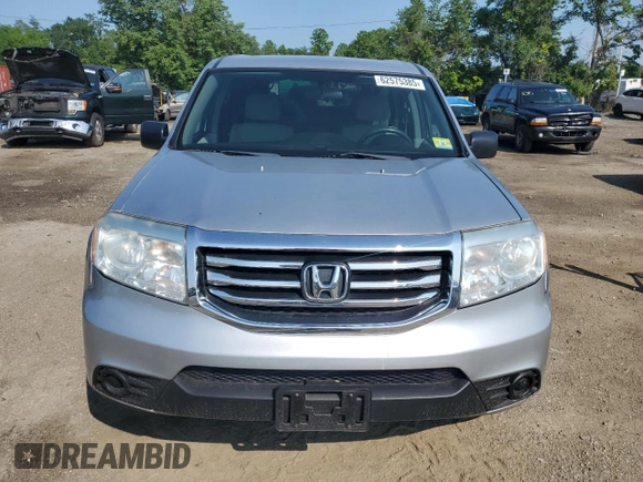 2013 Honda Pilot LX with VIN 5FNYF4H24DB018510, listed as a Copart auction lot 62575385 with 94,941 mi miles and Salvage title. Bid and sale history available at DreamBid. Image 5.