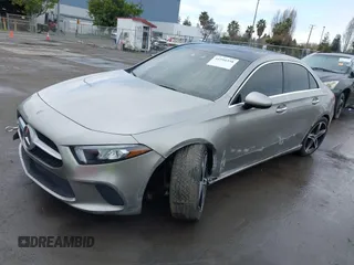 2019 Mercedes-Benz A 220 with VIN WDD3G4EB8KW018438, listed as a IAAI auction lot 41594358 with 60,434 mi miles and . Bid and sale history available at DreamBid. Image 2.