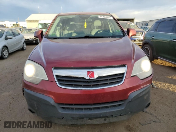 2009 Saturn VUE XE with VIN 3GSDL43N79S611791, listed as a Copart auction lot 84704624 with 212,666 mi miles and Salvage Title. Bid and sale history available at carsss.com. Image 5.