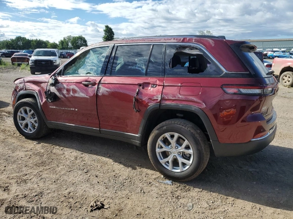2023 Jeep Grand Cherokee Limited with VIN 1C4RJHBG9PC534023, listed as a Copart auction lot 57732574 with 17,219 mi miles and Non Repairable. Bid and sale history available at carsss.com. Image 2.
