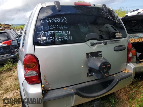 2004 Jeep Liberty Limited z VIN 1J4GL58K54W113559, wystawiony jako Copart lot #60642464 z przebiegiem Nie podano mil oraz Nie do naprawy • Non repairable. Historia ofert i sprzedaży dostępna na DreamBid. Obrazek 6.