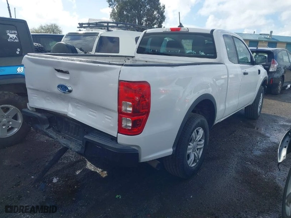 2021 Ford Ranger XL with VIN 1FTER1EH0MLD12677, listed as a IAAI auction lot 41763367 with 99,261 mi miles. Bid and sale history available at carsss.com. Image 4.