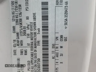 2018 Ford F-350 XL z VIN 1FT8W3BT0JEC03730, wystawiony jako Copart lot #48977245 z przebiegiem 170 202 mil mil oraz Szkoda całkowita • Salvage title. Historia ofert i sprzedaży dostępna na DreamBid. Obrazek 12.