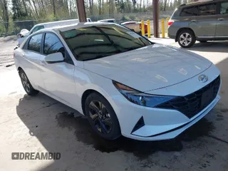 2021 Hyundai Elantra SEL with VIN 5NPLM4AG4MH011970, listed as a IAAI auction lot 41979073 with 45,111 mi miles. Bid and sale history available at carsss.com. Image 1.