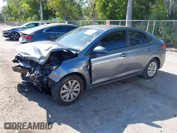 2019 Hyundai Accent SE with VIN 3KPC24A34KE051308, listed as a IAAI auction lot 42059994 with 112,185 mi miles and . Bid and sale history available at carsss.com. Image 2.