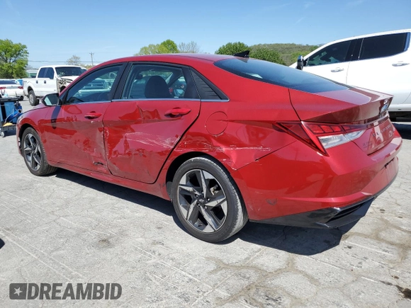 2023 Hyundai Elantra Limited z VIN KMHLP4AGXPU461393, wystawiony jako Copart lot #53480835 z przebiegiem 90 913 mil mil oraz Szkoda całkowita • Salvage title. Historia ofert i sprzedaży dostępna na DreamBid. Obrazek 2.