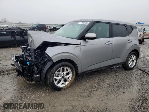 2023 Kia Soul S with VIN KNDJ23AU7P7854292, listed as a Copart auction lot 44985495 with 53,587 mi miles and Salvage Title. Bid and sale history available at carsss.com. Image 1.