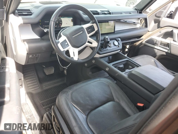 2023 Land Rover Defender S with VIN SALEJ6EX7P2237930, listed as a Copart auction lot 57584245 with 23,444 mi miles and Non repairable. Bid and sale history available at DreamBid. Image 8.