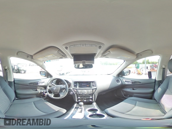 2017 Nissan Pathfinder Platinum with VIN 5N1DR2MN7HC695060, listed as a Copart auction lot 62096275 with 180,221 mi miles and Salvage title. Bid and sale history available at DreamBid. Image 16.
