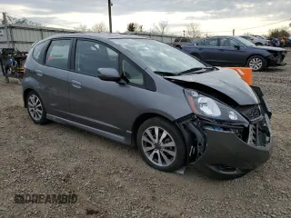 2012 Honda Fit Sport with VIN JHMGE8H59CC016357, listed as a Copart auction lot 47679185 with 19,999 mi miles and Salvage Title. Bid and sale history available at carsss.com. Image 4.