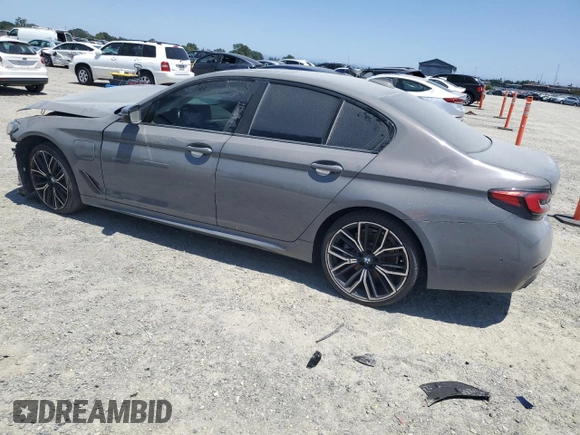 2021 BMW 5 Series 530e with VIN WBA13AG05MCF71415, listed as a Copart auction lot 58554935 with 9,994 mi miles and Clean title. Bid and sale history available at DreamBid. Image 2.