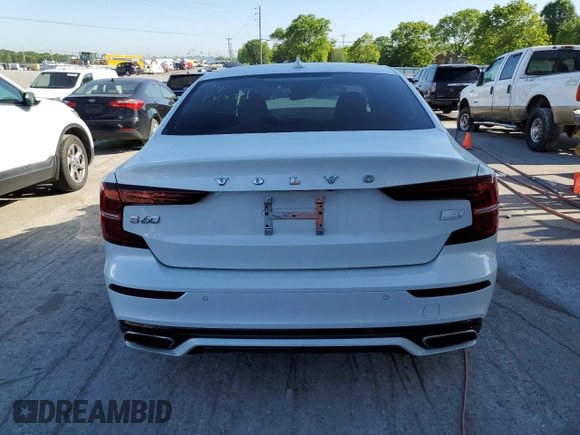 2021 Volvo S60 R-Design with VIN 7JRBR0FM9MG112271, listed as a Copart auction lot 50967593 with 30,776 mi miles. Bid and sale history available at carsss.com. Image 6.