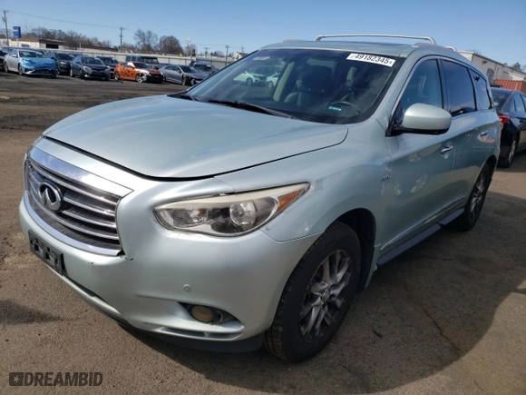 2014 Infiniti QX60 Hybrid with VIN 5N1CL0MM1EC516273, listed as a Copart auction lot 49182345 with 536,670 mi miles and Clean Title. Bid and sale history available at carsss.com. Image 1.