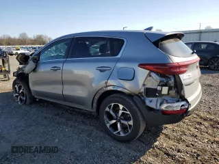 2020 Kia Sportage LX with VIN KNDPMCAC5L7753158, listed as a Copart auction lot 52417295 with 34,390 mi miles and Salvage Title. Bid and sale history available at carsss.com. Image 2.