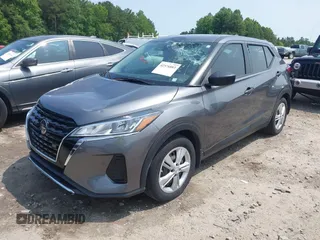 2021 Nissan Kicks S with VIN 3N1CP5BV7ML540701, listed as a IAAI auction lot 42376883 with 18,004 mi miles and . Bid and sale history available at DreamBid. Image 2.
