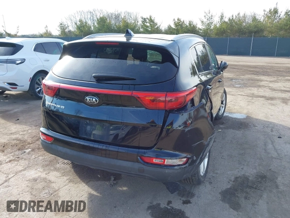 2017 Kia Sportage LX with VIN KNDPM3AC4H7133540, listed as a IAAI auction lot 41840390 with 112,008 mi miles and . Bid and sale history available at carsss.com. Image 4.