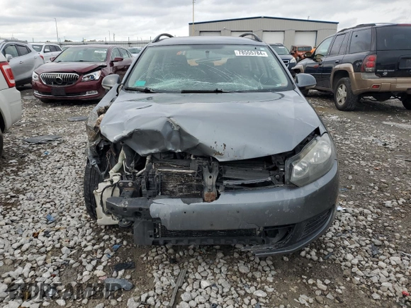 2010 Volkswagen Jetta SportWagen TDI with VIN 3VWPL7AJ2AM654726, listed as a Copart auction lot 78555784 with 266,967 mi miles and Salvage Title. Bid and sale history available at carsss.com. Image 5.