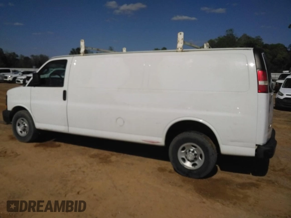 2017 Chevrolet Express Cargo Van with VIN 1GCWGBFG9H1138096, listed as a Copart auction lot 51268905 with 186,298 mi miles and Clean Title. Bid and sale history available at carsss.com. Image 2.