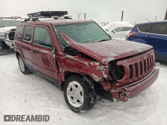 2013 Jeep Patriot Sport with VIN 1C4NJPBA3DD283249, listed as a Copart auction lot 44080475 with Not Provided miles and Salvage Title. Bid and sale history available at carsss.com. Image 4.